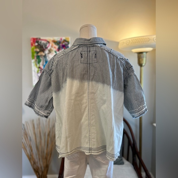 We The Free Boho Hip Denim Top - Picture 5 of 5